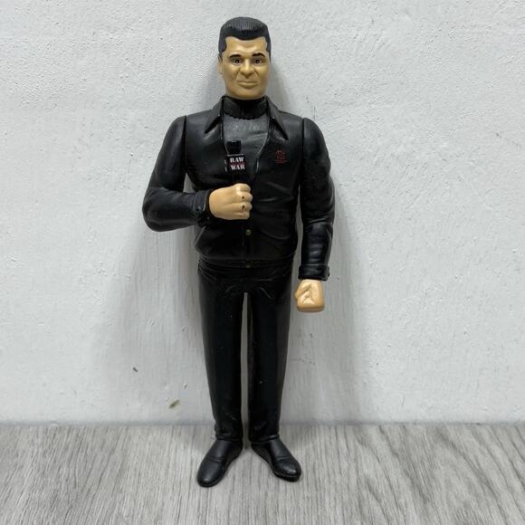 VINCE McMAHON WWE WWF Jakks 6" Ringside Collection Wrestling Action Figure Loose - Picture 1 of 6